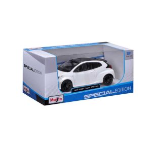 Метална кола Toyota GR Yaris, С отварящи се врати, 1:24, Бяла