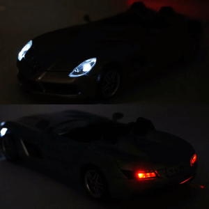 Метална количка Mercedes SLR, Със светлини и звуци, Черна