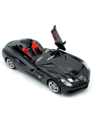 Метална количка Mercedes SLR, Със светлини и звуци, Черна