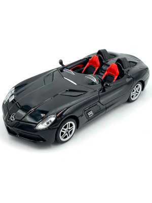 Метална количка Mercedes SLR, Със светлини и звуци, Черна