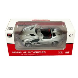 Метална количка Mercedes SLR, Със светлини и звуци, Сив