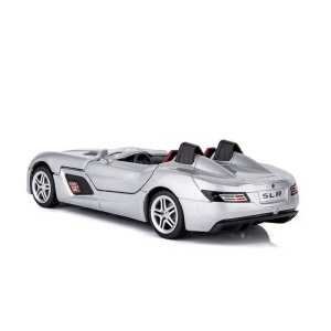 Метална количка Mercedes SLR, Със светлини и звуци, Сив