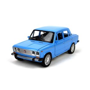 Метална кола Lada, Със светлини и звуци, Син, 1:18, Без опаковка