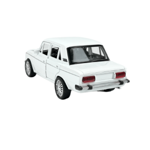 Метална кола Lada, Със светлини и звуци, Бял, 1:18, Без опаковка