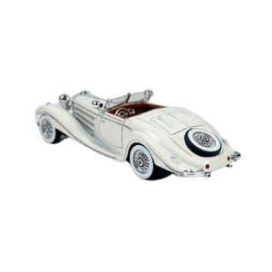 Метална кола Mercedes 500K, Бял, 1:24, Без опаковка