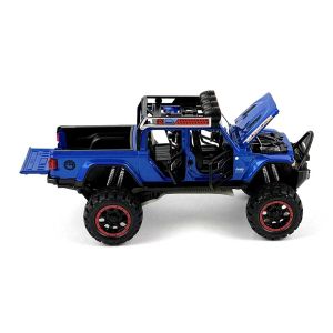 Метален джип, Jeep Rubicon Off-Road, 1:32, Син, Без опаковка