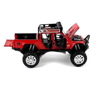 Метален джип, Jeep Rubicon Off-Road, 1:32, Червен, Без опаковка