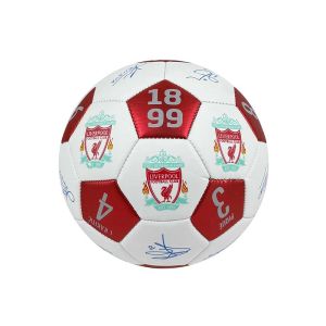 Футболна топка, Liverpool FC, Еко кожа, С подписи на футболисти