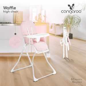 Стол за хранене Waffle розов