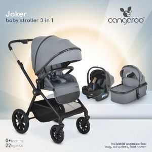 Комбинирана количка 3 в 1 Joker Olive-Green