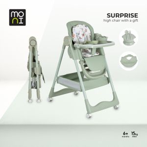 Стол за хранене с подарък Surprise розов