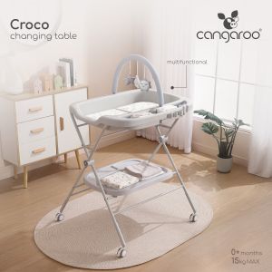 Мултифункционална маса за повиване Croco зелен