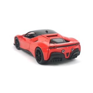 Метална кола Ferrari SF90 Stradale, Червен, 1:32