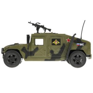 Играчка Кола, Бронирана, Военна,  Със светлини и звук, 1:16