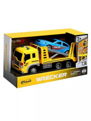 Детски камион автовоз, С кола, 1:16 мащаб