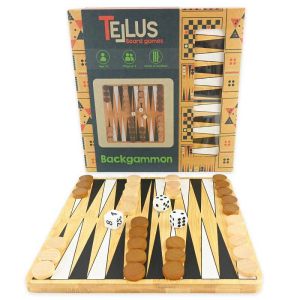 Детска дървена игра &quot;Табла&quot;, 22 см