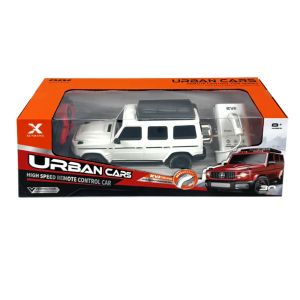 Детска кола Mercedes G-Klass, С дистанционно, Мащаб 1:22, Бял
