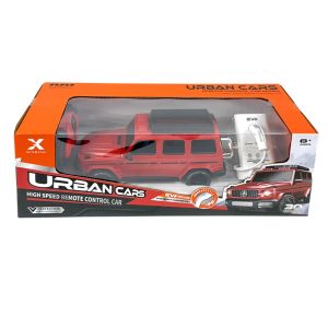 Детска кола Mercedes G-Klass, С дистанционно, Мащаб 1:22, Червен