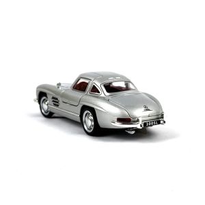 Метална кола Mercedes SL, Светлини, Звук, Сив, 1:32, Без опаковка