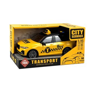 Детска кола BMW, Tакси, 1:16, Със звук и светлини