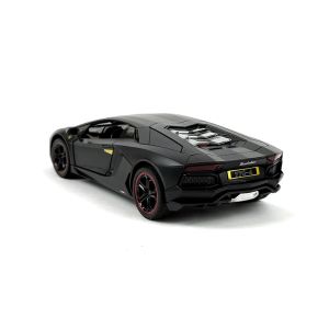 Метална кола Lamborghini Aventador, Мащаб 1:18, Черен, Без опаковка