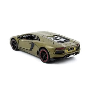 Метална кола Lamborghini Aventador, Мащаб 1:18, Зелен, Без опаковка