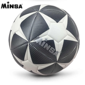Кожена футболна топка MINSA, размер 5 Атлас