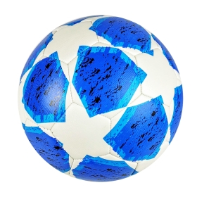 Футболна топка със звезди, Синя