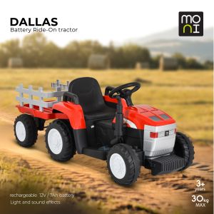Акумулаторен трактор Dallas син