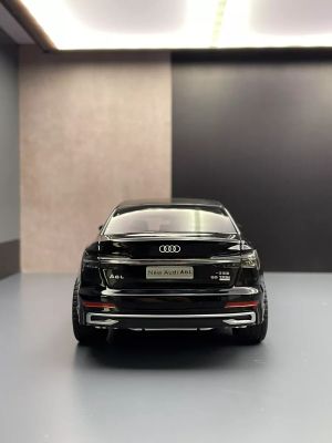Метален автомобил Audi A6L, 1:24, Черен цвят, Без опаковка