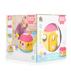 Сортер Fantastic Mushroom House розов QX-91171E