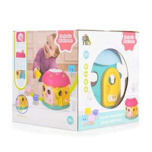 Сортер Fantastic Mushroom House син QX-91171E