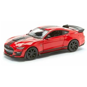 Метална кола Ford Mustang GT500, 1:18 мащаб, Червен, Без опаковка
