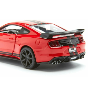 Метална кола Ford Mustang GT500, 1:18 мащаб, Червен, Без опаковка