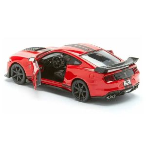 Метална кола Ford Mustang GT500, 1:18 мащаб, Червен, Без опаковка