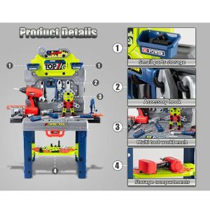 Детска работилница с инструменти и куфар – Power Tool Set