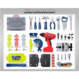 Детска работилница с инструменти и куфар – Power Tool Set