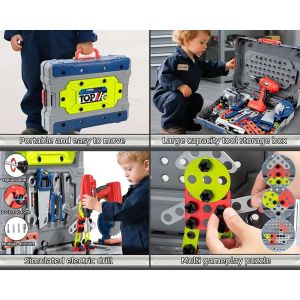 Детска работилница с инструменти и куфар – Power Tool Set