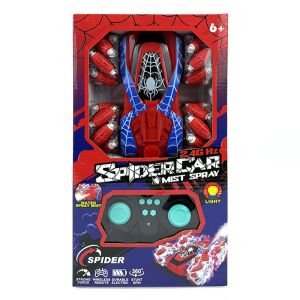 Количка Spider Car, С дистанционно и спрей ефект, 360° каскади