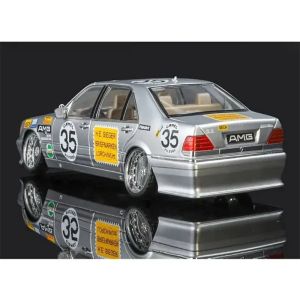 Метална кола Mercedes-Benz W140 300 SEL, 1:24, Сив, Без опаковка 