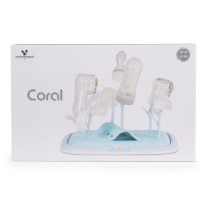 Сушилня за шишета и аксесоари Coral син