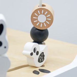 Дървена играчка за прохождане W16E248