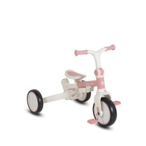 Триколка Compacto 4в1 розов
