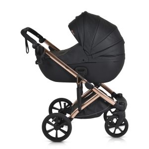 Комбинирана количка 3 в 1 Eggo Caviar-black
