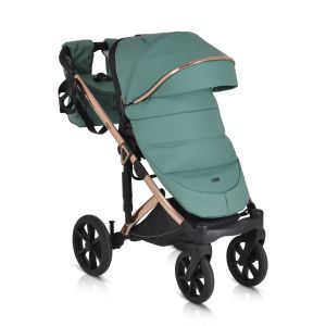 Комбинирана количка 3 в 1 Eggo Emerald-blue