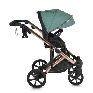 Комбинирана количка 3 в 1 Eggo Emerald-blue
