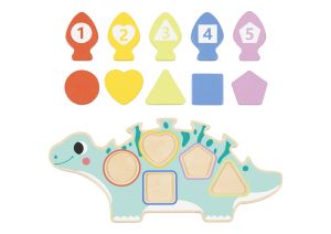 Дървен сортер пъзел Dinosaur HP066