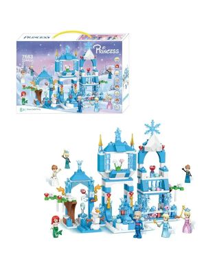 Конструктор Princess, Леден замък, 324 части, С фигурки, За деца над 8 години