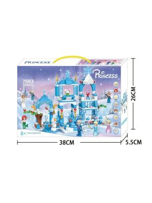Конструктор Princess, Леден замък, 324 части, С фигурки, За деца над 8 години