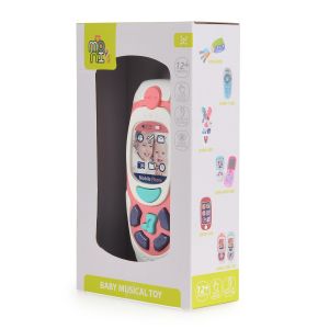 Бебешки Телефон с бутони K999-72G розов